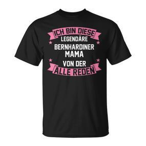 Bernhardinermama Bernhardiner Mama T-Shirt - Seseable De