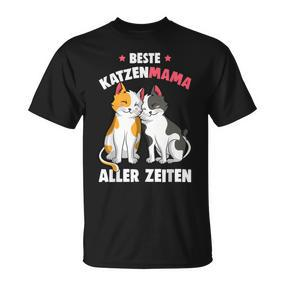 Beste Katzen Mama Aller Zeiten Katzenmama Katze Damen T-Shirt - Seseable De