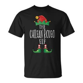 Chilenisches Rodeo Elfenhemd Familien-Pyjama Weihnachten T-Shirt - Seseable De