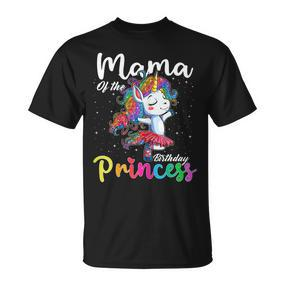Einhorn Mama T-Shirt für Geburtstags Prinzessin Tanz - Seseable De