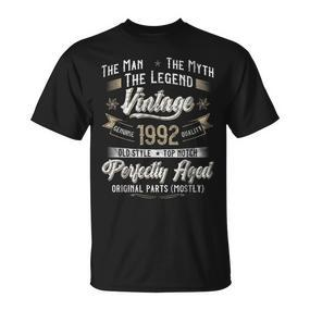 Herren T-Shirt 31. Geburtstag 1992, Vintage Mann Mythos Legende - Seseable De