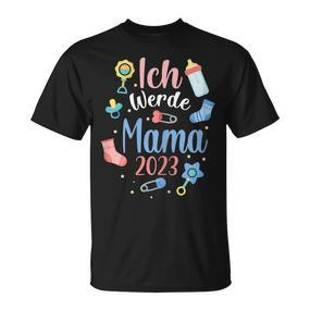 Ich Werde Mama 2023 T-Shirt, Süßes Outfit für werdende Mütter - Seseable De