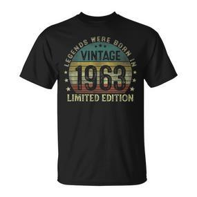 Legenden Wurden Im 1963 Geboren T-Shirt, 60. Geburtstag Mann - Seseable De