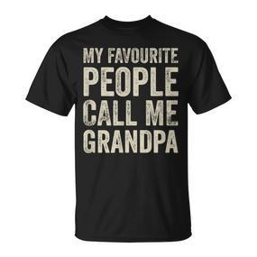 Lieblingsmensch Opa T-Shirt, My Favourite People Call Me Grandpa - Seseable De