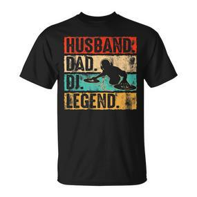 Vatertag Ehemann Papa Dj Legend Dj Disc Jockey Music T-Shirt - Seseable De