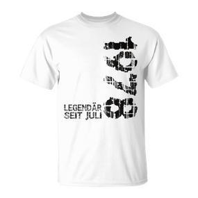45 Geburtstag Mann 45 Jahre Legendär Seit Juli 1978 T-Shirt - Seseable De