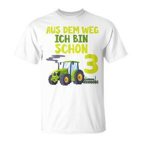 Kinder Ich Bin Schon 3 Traktor T-Shirt für Jungen, Trecker Motiv - Seseable De