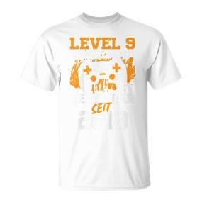 Kinder Level 9 Jahre Geburtstags Junge Gamer 2013 Geburtstag T-Shirt - Seseable De