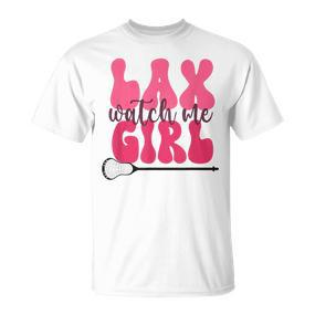 Lustiges Mädchen Lacrosse Lax Girl T-Shirt - Seseable De