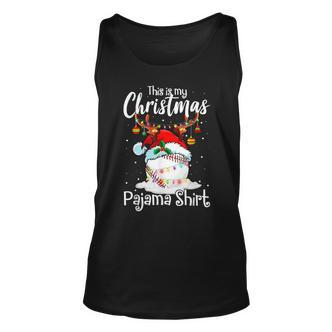 This Is My Christmas Baseball-Pyjama Für Mama Frauen Mädchen Tank Top - Seseable De