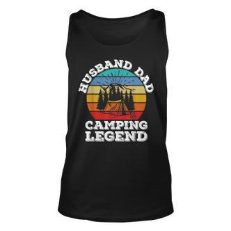 Husband Dad Camping Legend Tank Top - Seseable De