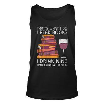 Was Ich Lese Bücher Trinke Wein Tank Top - Seseable De