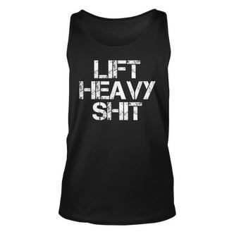 Lift Heavy Shit Workout Fitnessstudio Bankdrücken Tank Top - Seseable De