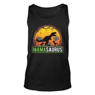 Mamasaurus T-Rex Mama 2 Kinder Dino Mutter Muttertag Tank Top - Seseable De