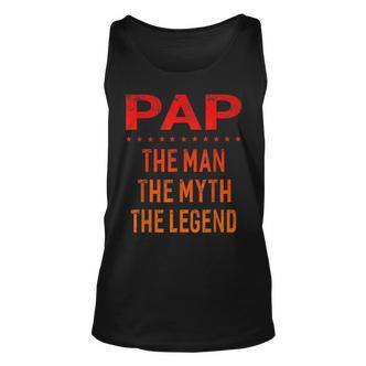 Pap The Man Der Mythos Die Legende Grandpa Men Tank Top - Seseable De