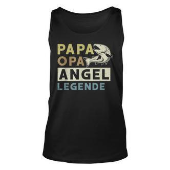 Papa Opa Angel Legende Unisex TankTop, Perfekt für Vatertagsangler - Seseable De