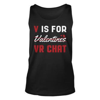 Valentinstag VR Chat Unisex TankTop, Herzen Motiv für den Liebsten - Seseable De