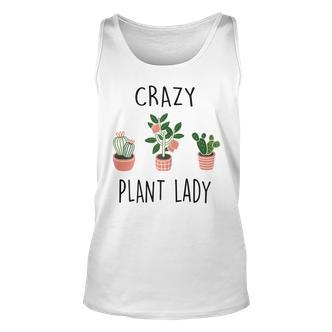 Damen Crazy Plant Lady Garden Mama Plant Lady Plants Lover Tank Top - Seseable De