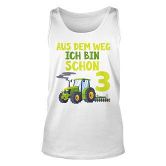 Kinder Ich Bin Schon 3 Traktor Unisex TankTop für Jungen, Trecker Motiv - Seseable De