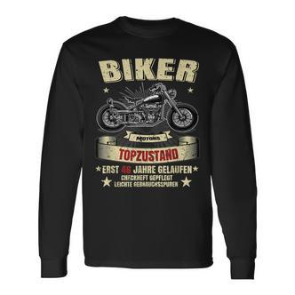 Herren 46 Geburtstag Mann Biker Motorrad Legenden Geschenkidee Langarmshirts - Seseable De