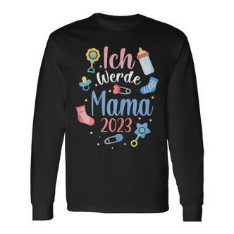 Ich Werde Mama 2023 Langarmshirts, Süßes Outfit für werdende Mütter - Seseable De