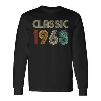 Klassisch 1968 Vintage 55 Geburtstag Geschenk Classic Langarmshirts - Seseable De