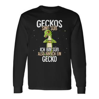 Lustiges Gecko Langarmshirts mit Geckos sind süß Spruch, Niedliche Tierliebhaber Tee - Seseable De