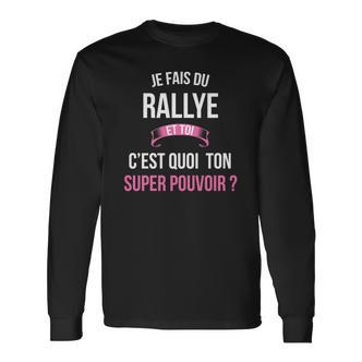 Rallye Superkraft Langarmshirts, Witziges Outfit für Heldinnen - Seseable De