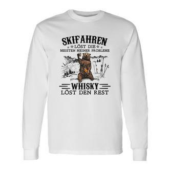 Skifahren Und Whisky V2 Long Sleeve T-Shirt - Seseable De