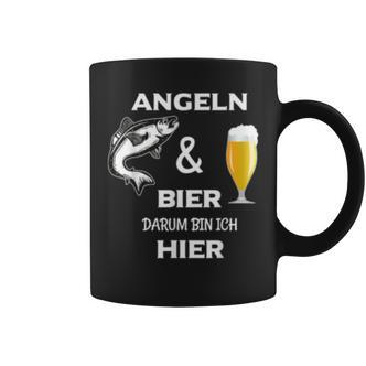 Angeln Und Bier Darum Bin Ich Hier Tassen - Seseable De