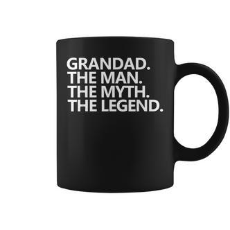 Herren Granddad The Man The Myth The Legend Vatertag Tassen - Seseable De