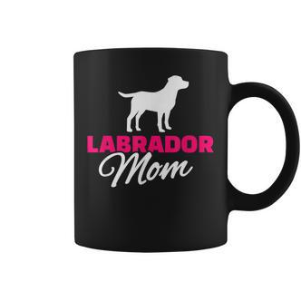 Labrador Mom Tassen mit Hunde-Silhouette, Ideal für Hundefreundinnen - Seseable De