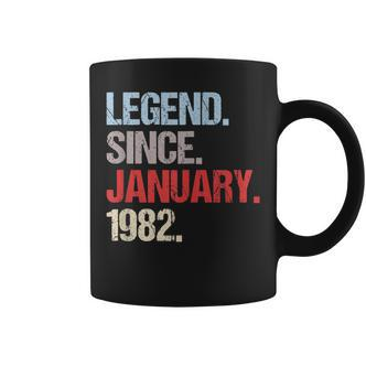 Legende Seit Januar 1982 Jahrgang Geburtstag Tassen - Seseable De