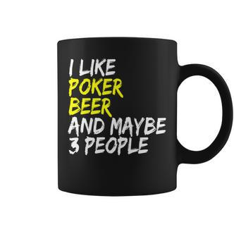 Pokerkarten Spruch Pokerrunde I Like Beer  Poker Tassen - Seseable De