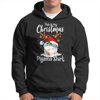 This Is My Christmas Baseball-Pyjama Für Mama Frauen Mädchen Hoodie - Seseable De