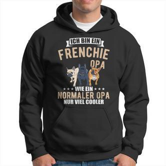 Französische Bulldogge Opa Hoodie für Herren, Hundebesitzer Tee - Seseable De