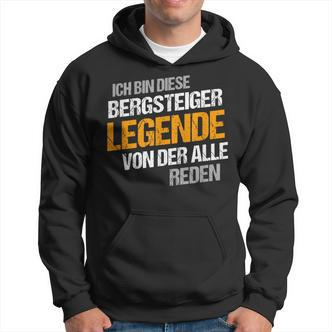 Herren Bergsteiger Lustig Spruch Legende Berge Witzig Hoodie - Seseable De