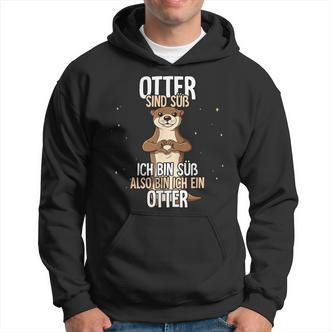 Lustiges Otter Hoodie: Ich Bin Süß, Also Bin Ich Ein Otter - Schwarz - Seseable De