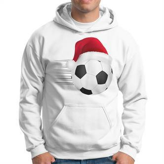 Fußball-Fußball-Weihnachtsball Weihnachtsmann-Lustige Hoodie - Seseable De