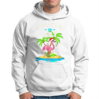 Tropischer Rosa Flamingo Hoodie, Hawaii Sommer Niedlich, Weihnachten im Juli - Seseable De