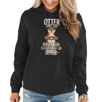 Lustiges Otter Hoodie: Ich Bin Süß, Also Bin Ich Ein Otter - Schwarz - Seseable De