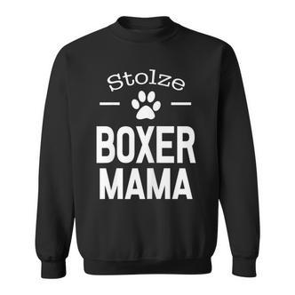 Damen Stolze Boxer Mama Dog Hunde Mutter Haustier Sweatshirt - Seseable De