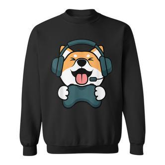 Gamer Hund Shiba Inu Gaming Zocken Nerd Lustig Kawaii Zocker Sweatshirt - Seseable De