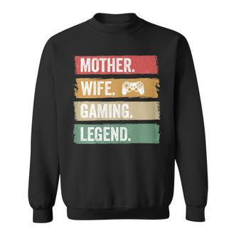 Mutter Video Gaming Legende Vintage Video Gamer Frau Mama V2 Sweatshirt - Seseable De