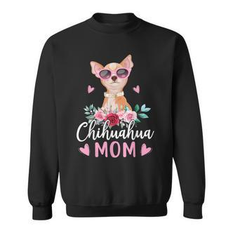 Niedliche Chihuahua Mama Sonnenbrille Für Chihuahua-Besitzer Sweatshirt - Seseable De