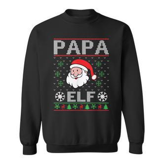 Papa Elf Outfit Weihnachten Familie Elf Weihnachten Sweatshirt - Seseable De