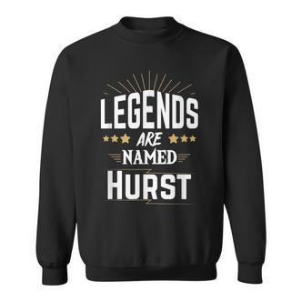 Personalisiertes Legenden-Sweatshirt mit Namen, Perfekt für Hurst - Seseable De