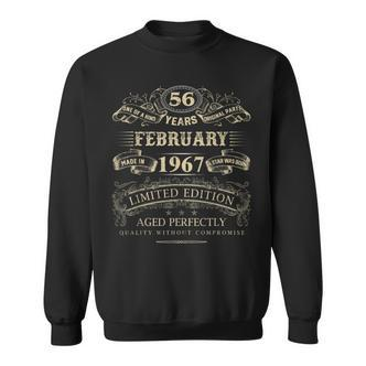Vintage 1967 Geburtstags-Outfit für Frauen & Männer, 56. Jahrestag Sweatshirt - Seseable De