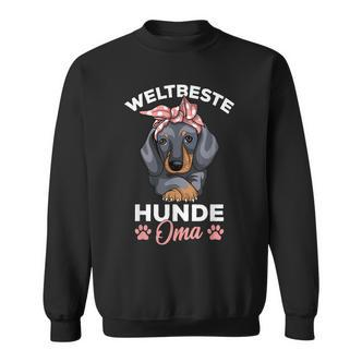 Weltbeste Hunde Oma Dackel Liebhaber Frauchen Sweatshirt - Seseable De