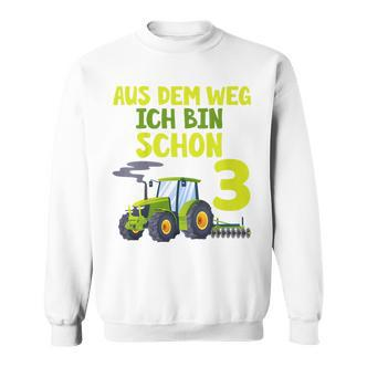 Kinder Ich Bin Schon 3 Traktor Sweatshirt für Jungen, Trecker Motiv - Seseable De